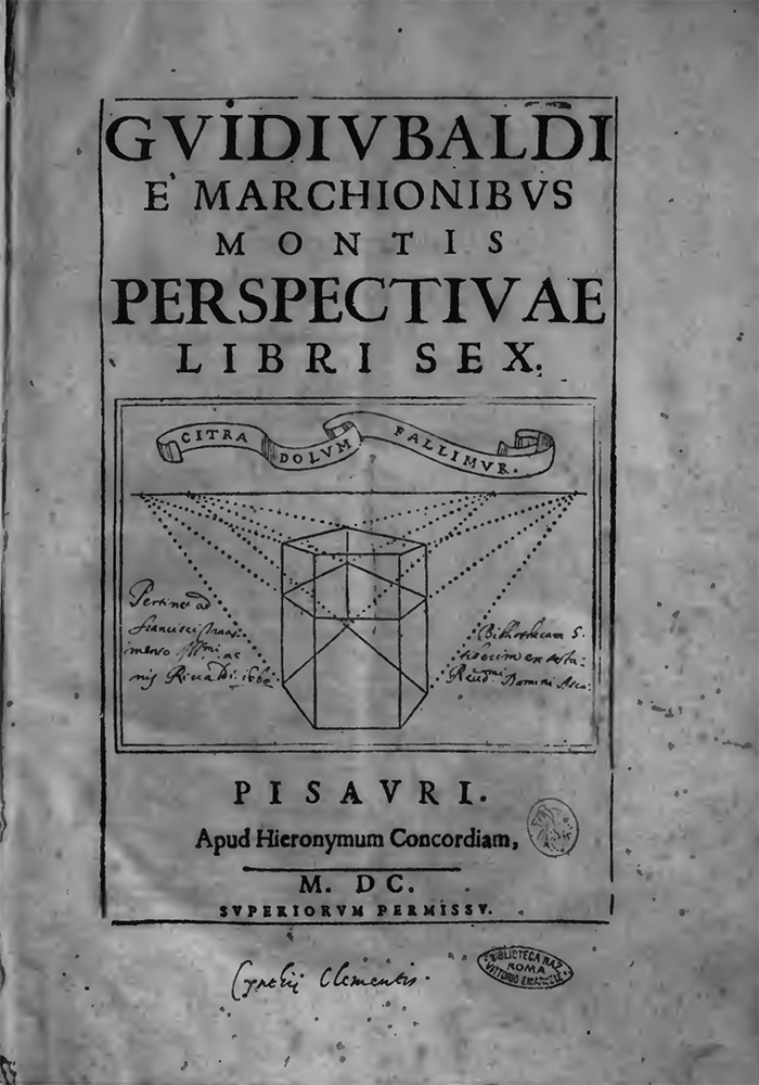 Guidiubaldi e' Marchionibus Montis Perspectiuae Libri sex